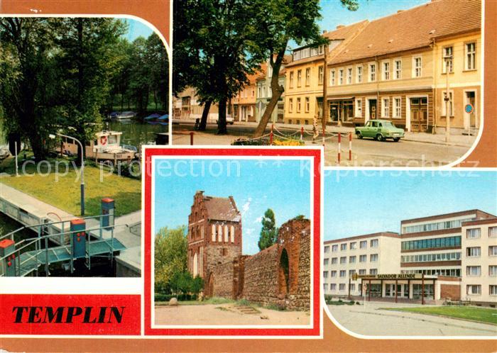 Templin Schleuse ark Stadtmauer Winktum FDGB Erholungsheim Salvador Allende