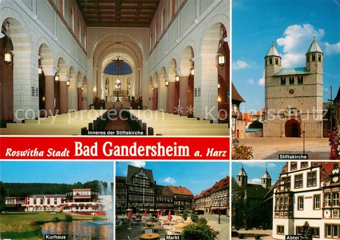 Bad Gandersheim Stiftskirche Inneres Kurhaus Markt Abtei