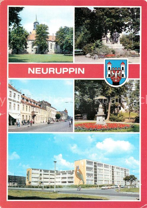 Neuruppin Pfarrkirche Fontanedenkmal Karl Marx Str Tempelgarten Karl Liebknecht