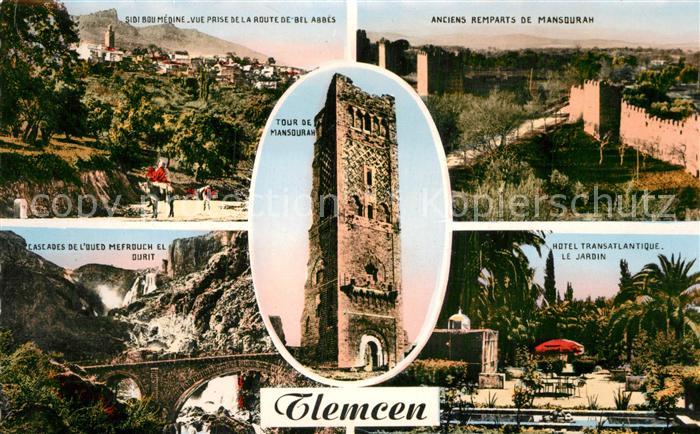 Tlemcen Sidi Bou Medine Anciens Remparts de Mansouran Tour Hotel Cascades