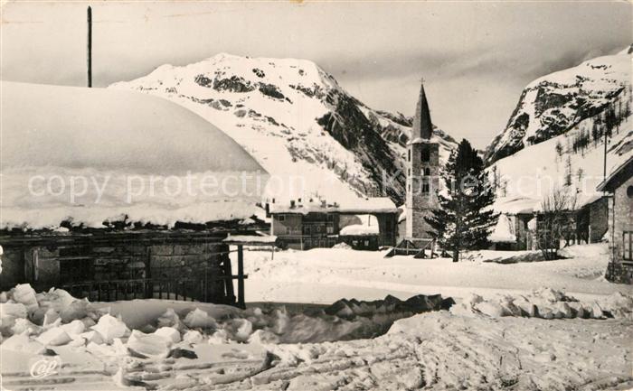 Val d Isere Le Clocher en hiver