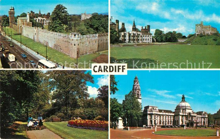 Cardiff Wales Castle Keep Roath Park Civic Centre