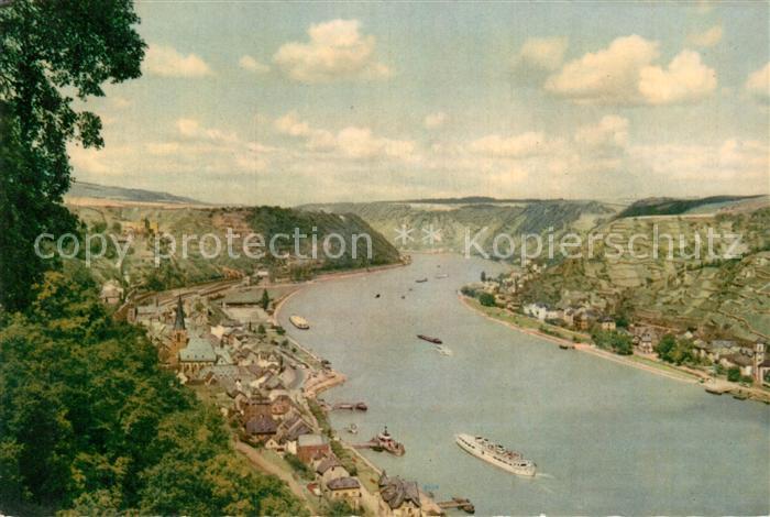 St Goar und St Goarshausen am Rhein
