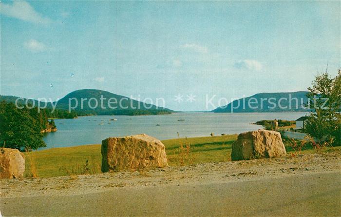 Mount Desert Island Somes Sound from Highway