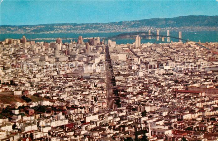 San Francisco California View taken from Twin Peaks