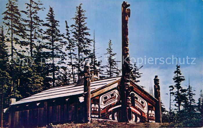 Ketchikan Alaska Indian Community House Route of Pan American World Airways Clip