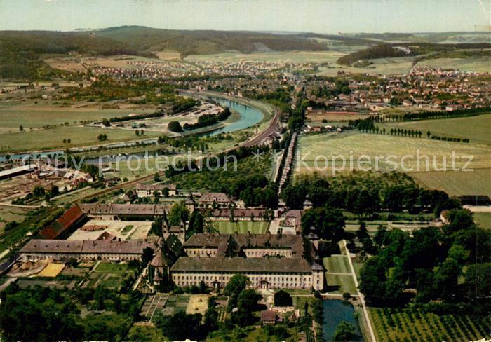 Hoexter Weser Kloster Corvey Fliegeraufnahme