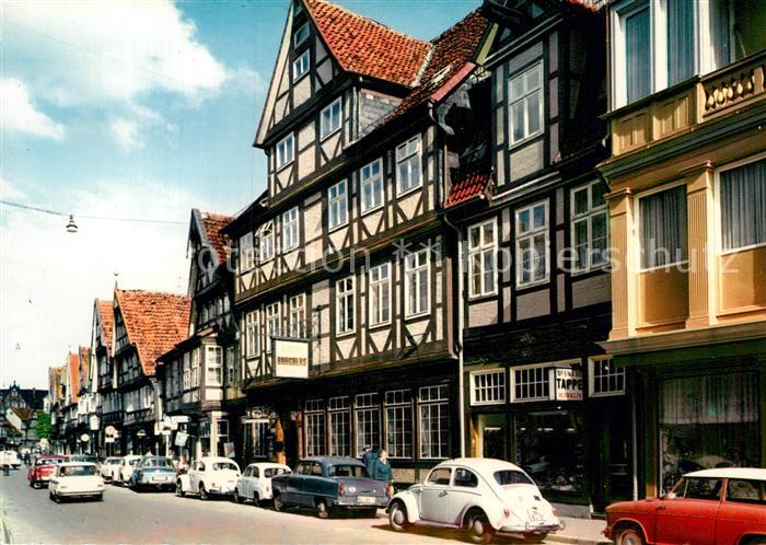 Celle Niedersachsen Schuhstrasse Hotel Borchers Giebelhaeuser Fachwerkhaeuser