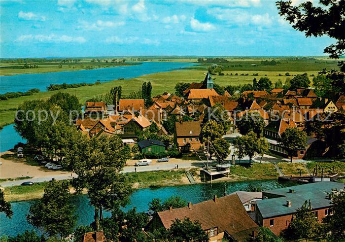 Hitzacker Elbe Panorama Blick vom Weinberg