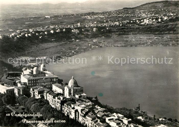 Castelgandolfo Latium Panorama dall aereo