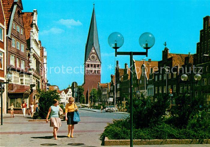 LueNEBURG  CITY Am Sande Blick auf Johanniskirche