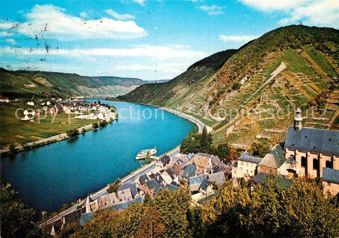 Beilstein Mosel Panorama mit Ellenz Moseltal Weinberge