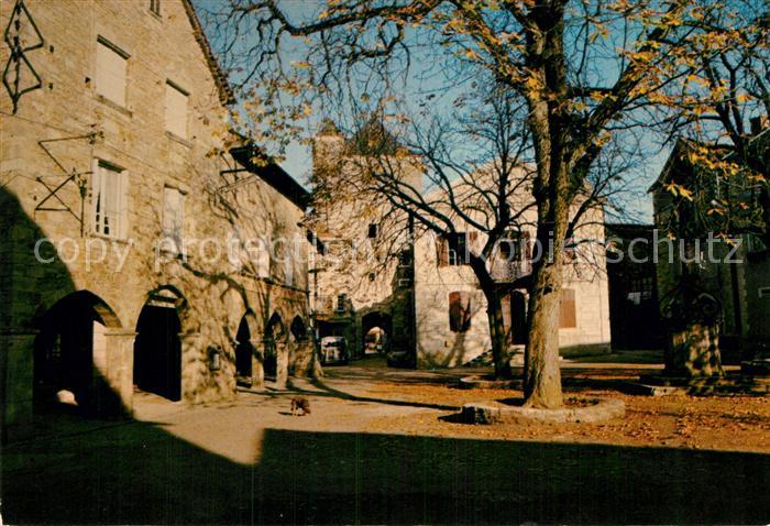 Villeneuve d Aveyron Place de la Mairie La Porte Haute Ancienne Prison