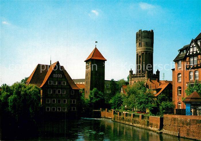 LueNEBURG  CITY Blick auf die alte Ratsmuehle und Wassertuerme