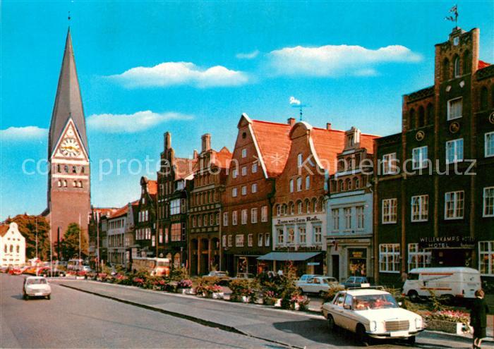 LueNEBURG  CITY Am Sande Giebelhaeuser Kirche