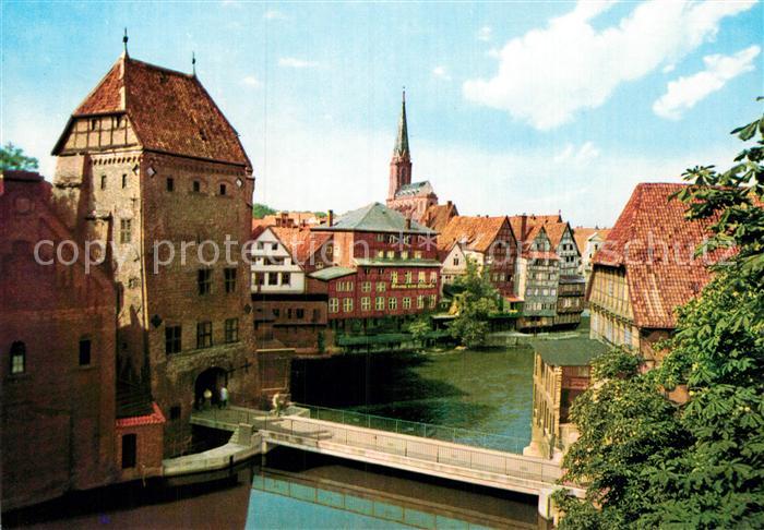 LueNEBURG  CITY Bei der Abtsmuehle Altstadt Bruecke