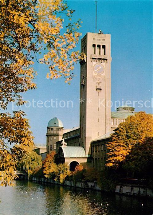 Muenchen Bayern Deutsches Museum an der Isar