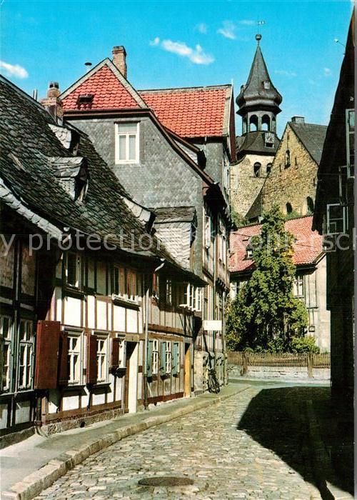 Goslar Peterstrasse Altstadt Fachwerkhaeuser