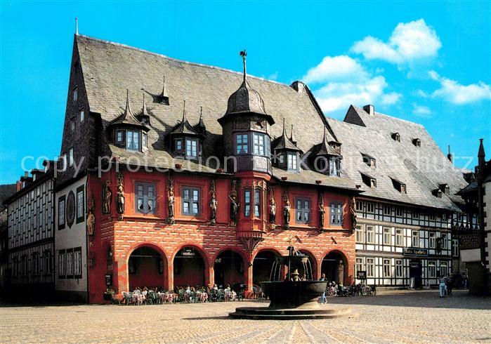 Goslar 1000jaehrige Kaiserstadt Hotel Kaiser Worth Brunnen Fachwerkhaus