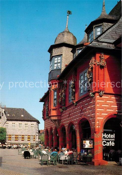 Goslar Hotel Kaiser Worth Historisches Gebaeude Strassencafe