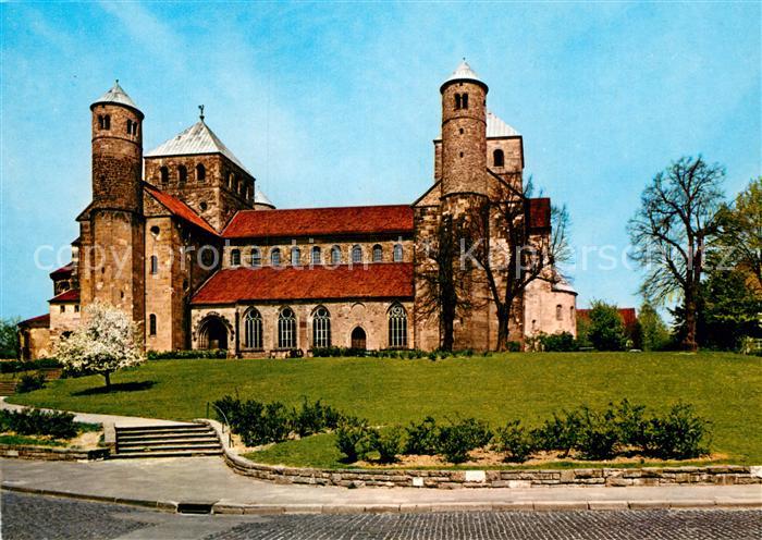 HILDESHEIM  CITY St Michaeliskirche im Fruehling