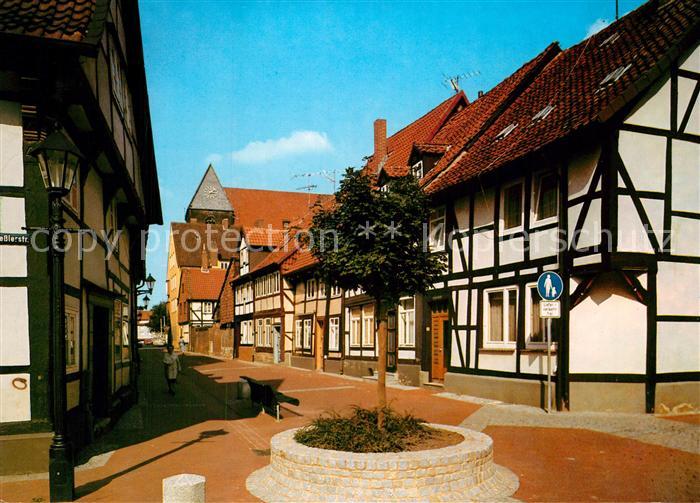 HILDESHEIM  CITY Knollenstrasse Ecke Kesslerstrasse Fachwerkhaeuser