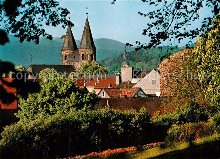 Goslar Blick vom Georgenberg Kirchtuerme