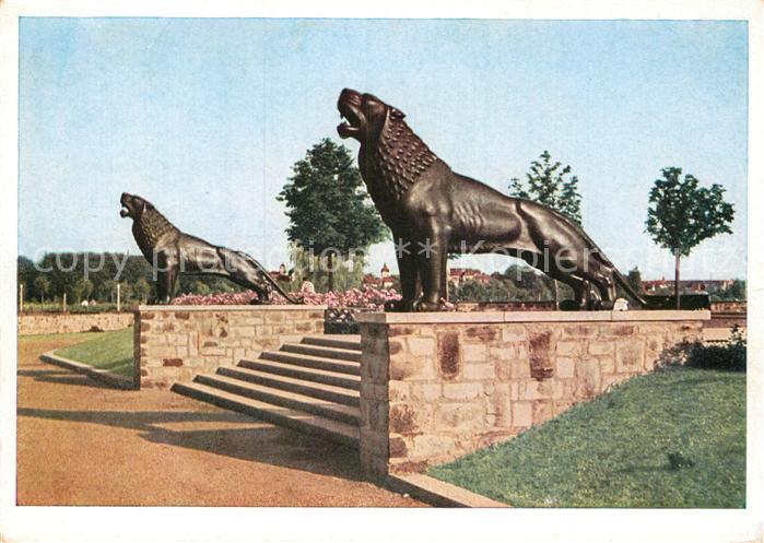 HANNOVER  CITY Bronzeloewen an der Bastei