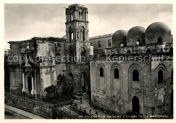 Palermo Sicilia San Cataldo e Chiesa della Martorana