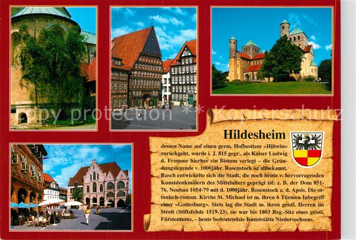 HILDESHEIM  CITY Dom 1000jaehriger Rosenstock Knochenhaueramtshaus St Michaelis