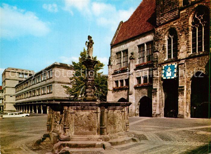 HILDESHEIM  CITY Rolandbrunnen Marktplatz