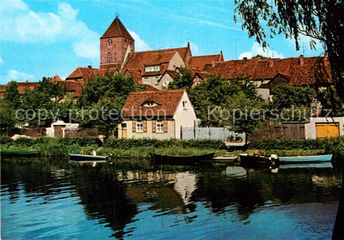 Plau Mecklenburg Partie an der Elde