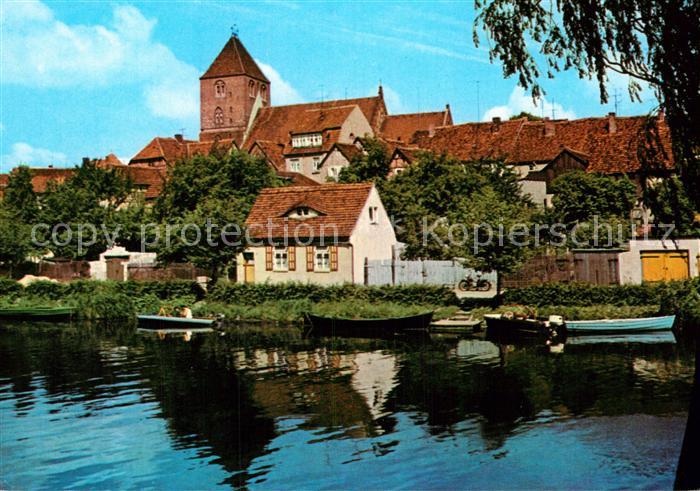 Plau Mecklenburg Partie an der Elde