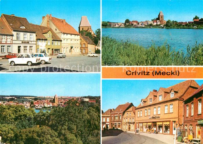 Crivitz Ludwigslust-Parchim Markt Teilansicht Ernst Thaelmann Strasse