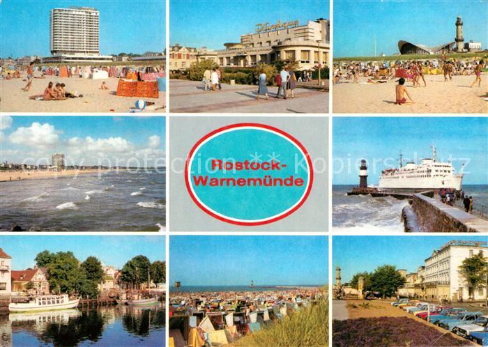 Warnemuende Ostseebad Hotel Neptun Kurhaus Strand Mole Faehre Cafe am Strom Stra