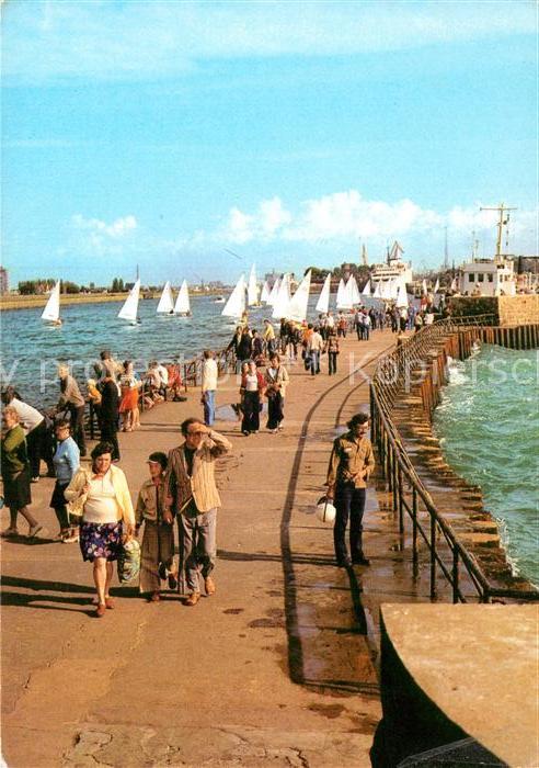 Warnemuende Ostseebad An der Mole