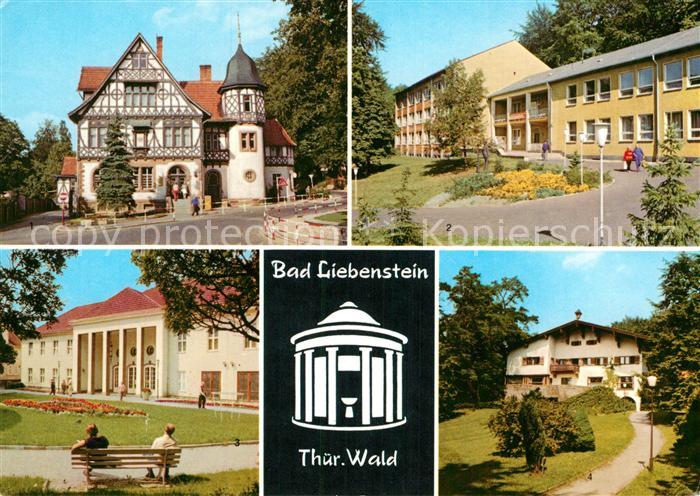 Bad Liebenstein Postamt Diagnostik- und Therapiegebaeude Badehaus Klubhaus Dr Sa