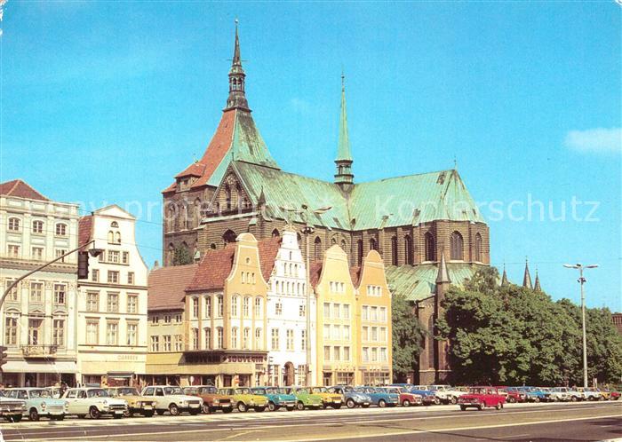 ROSTOCK  CITY Ernst Thaelmann Platz Kirche
