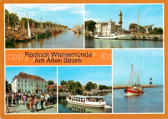 Warnemuende Ostseebad Alter Sturm Leuchtturm Konsum Gaststaette Teepott FDGB Erh