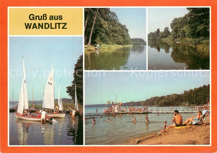 Wandlitz Seglerhafen Liepnitzsee Heiliger Pfuhl Strandbad Wandlitzsee