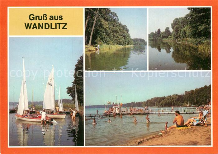 Wandlitz Seglerhafen Liepnitzsee Heiliger Pfuhl Strandbad Wandlitzsee