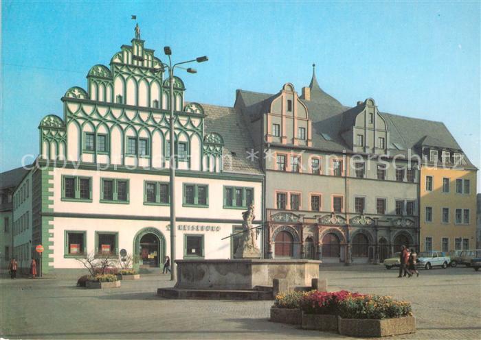 Weimar Thueringen Markt Brunnen