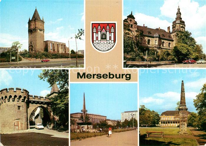 Merseburg Saale Kirchenruine St Sixti Haus der Kultur Krummes Tor Gagarinplatz S