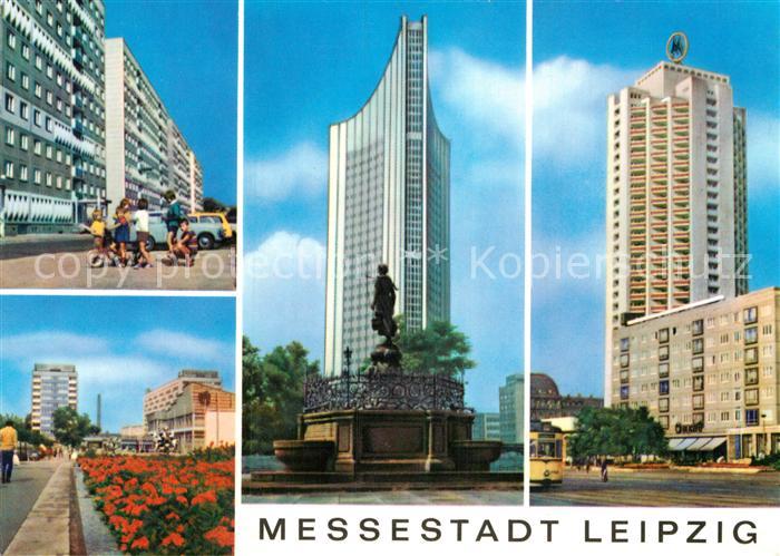 LEIPZIG Sachsen Strasse des 18ten Oktober Sachsenplatz Hochaus Karl Marx Univers