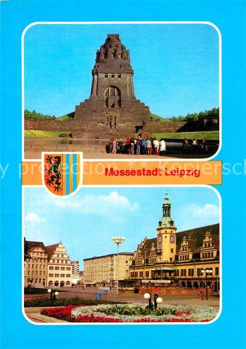 LEIPZIG Sachsen Voelkerschlachtdenkmal Markt Altes Rathaus