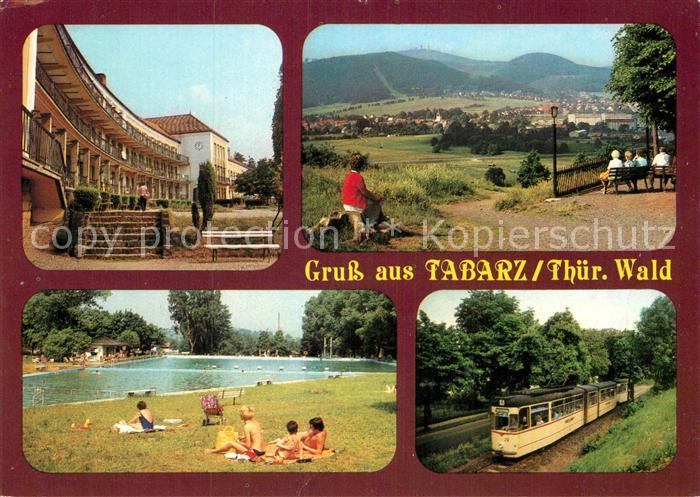 Tabarz FDGB Erholungsheim Theo Neubauer Cafe Deysingslust Schwimmbad Thueringerw