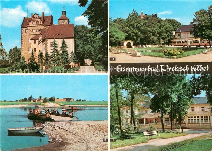 Pretzsch Elbe Schloss Elbfaehre Kulturhaus Moorbad