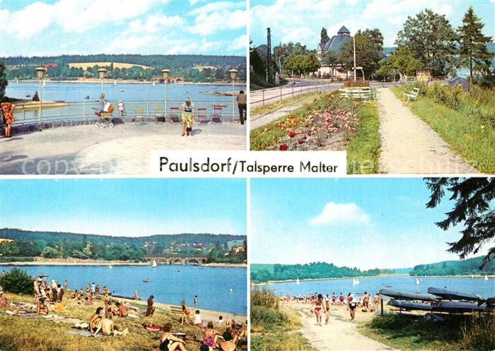 Paulsdorf Dippoldiswalde Talsperre Malter Stausee HOG Seeblick Strandbad Camping