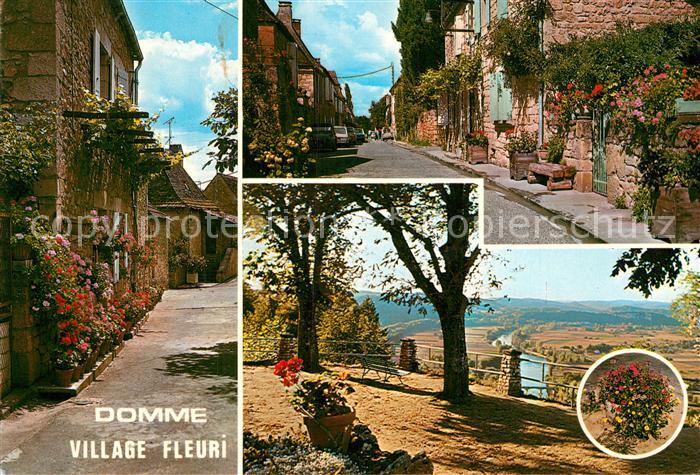 Domme Le village fleuri
