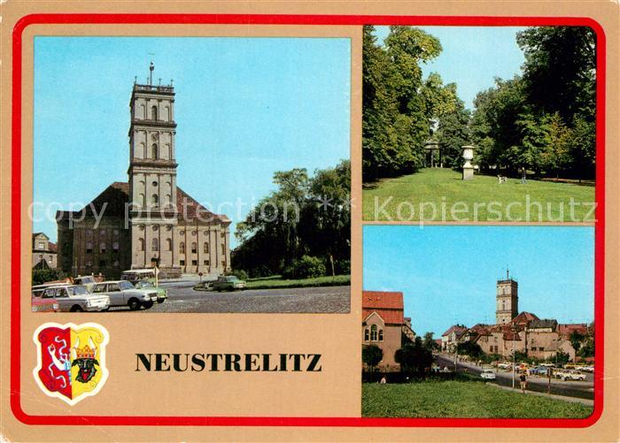 Neustrelitz Markt Stadtpark Teilansicht